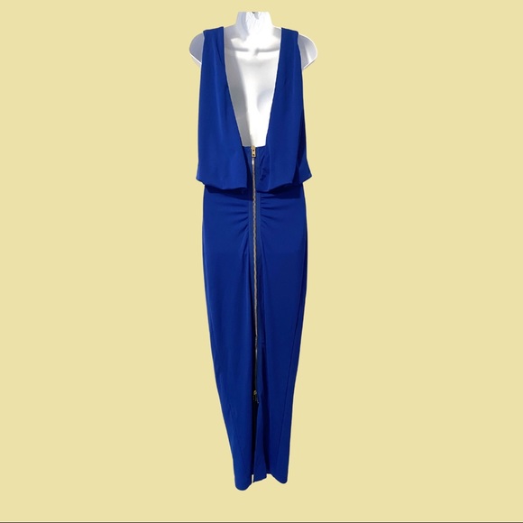🤍2 for $120🤍  Electric Blue Zipper Gown - Picture 2 of 6